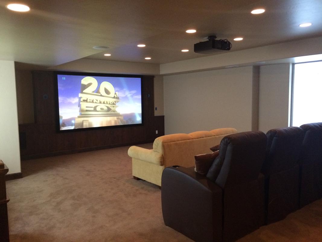 Basement Projection Theater