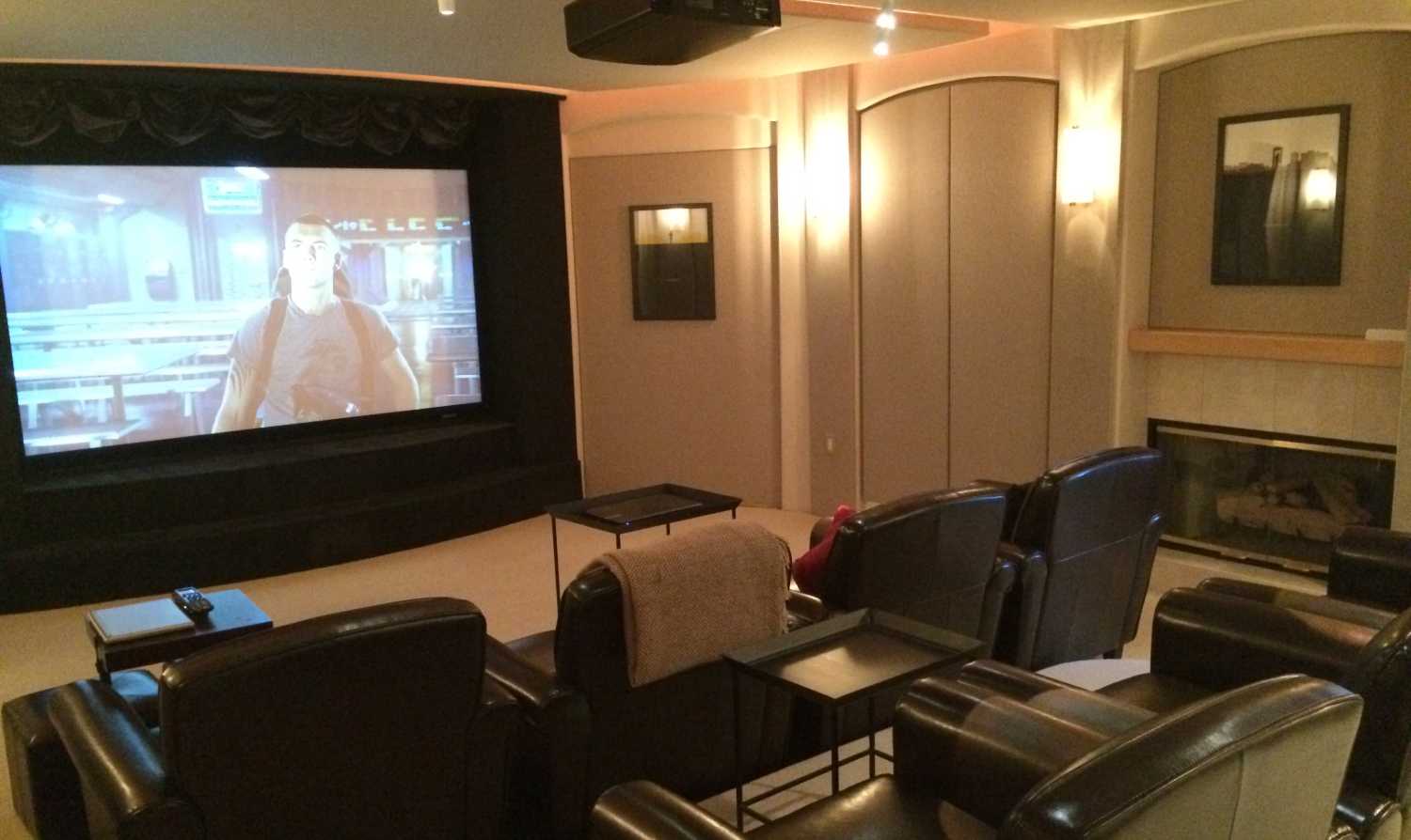 Basement Projection Theater Updated to 4K